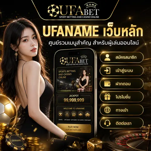 UFANAME เว็บหลัก ศูนย์รวมเมนูสำคัญ สำหรับผู้เล่นออนไลน์